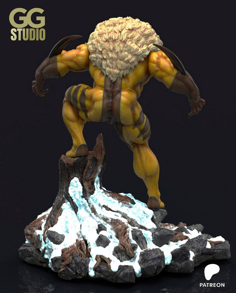 CG Studio – Sabretooth – Marvel Comics – 3D Print Model