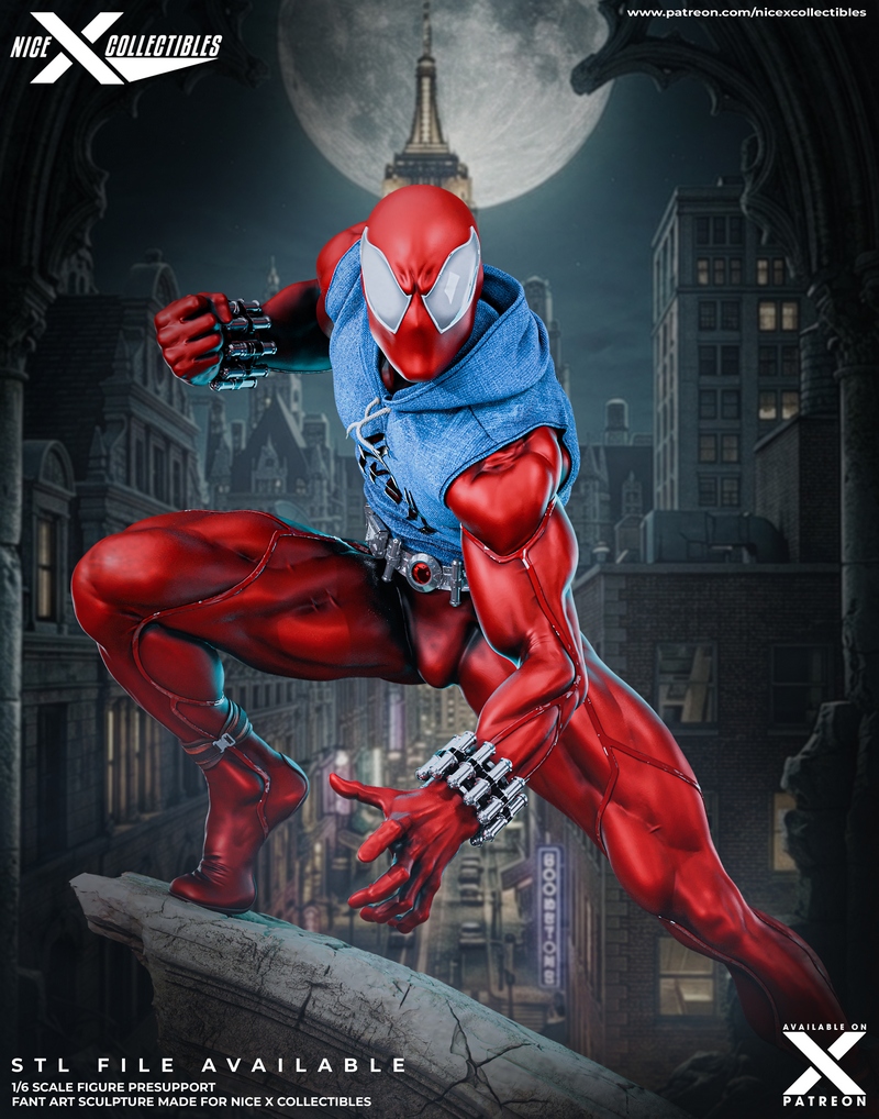 Nice X Collectibles – Scarlet Spider – 3D Print Model