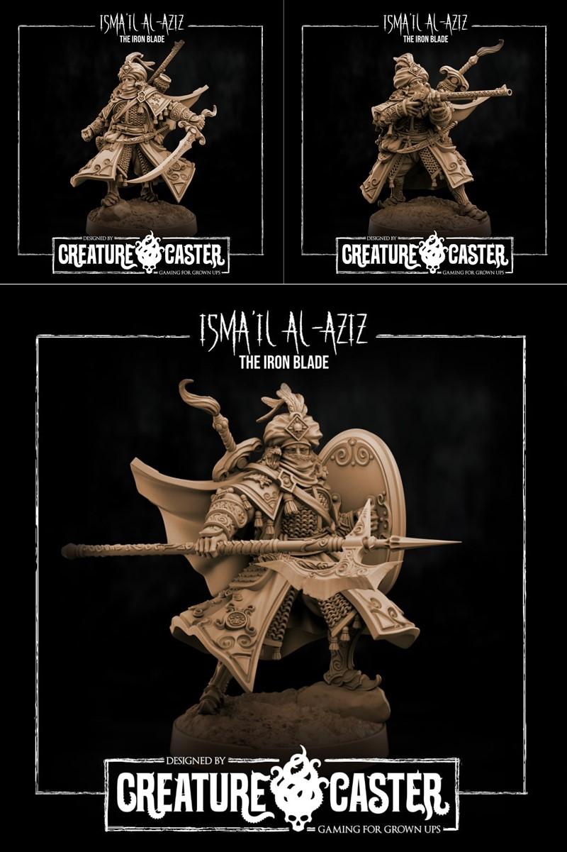 异世征途：艾萨伊尔·阿齐兹 3D打印模型|Creature Crusade – Ismai’l Al-Aziz – 3D Print Model STL