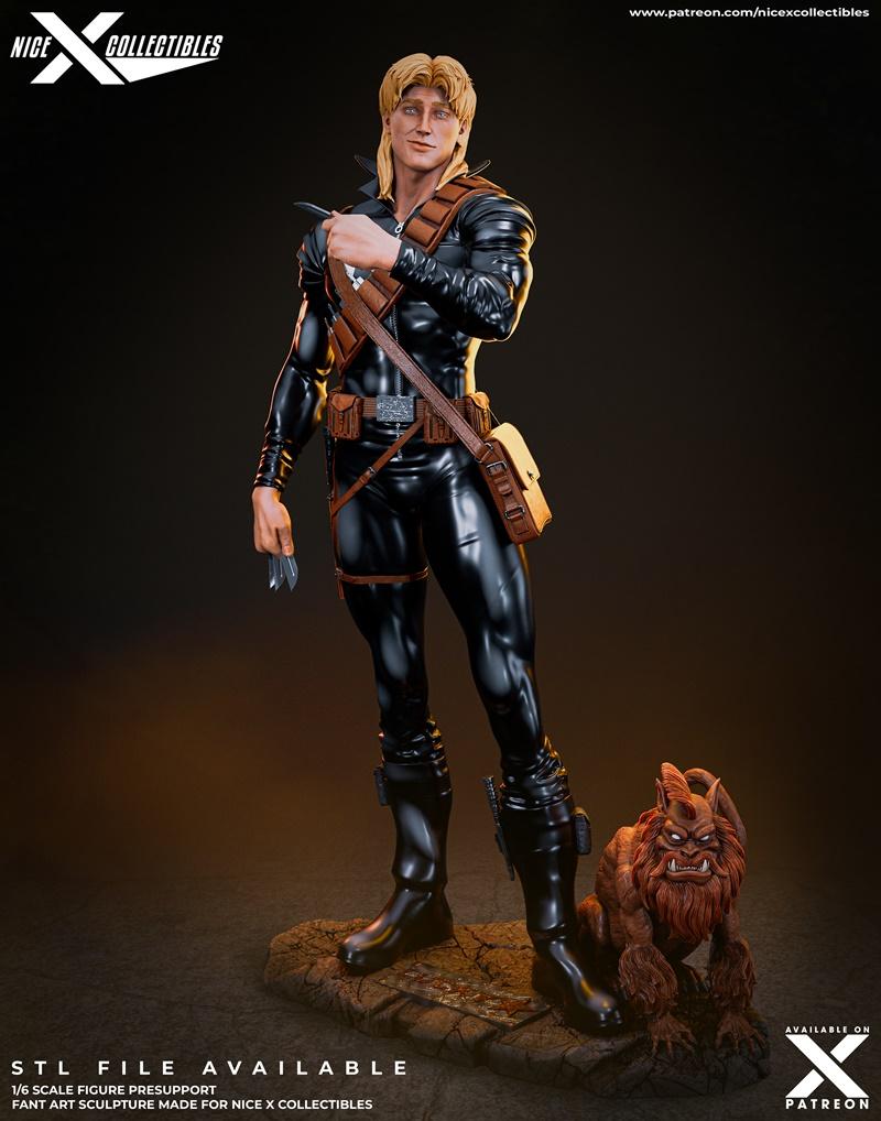 Nice X Collectibles - 长 shot 3D打印模型|Nice X Collectibles – Longshot – 3D Print Model STL