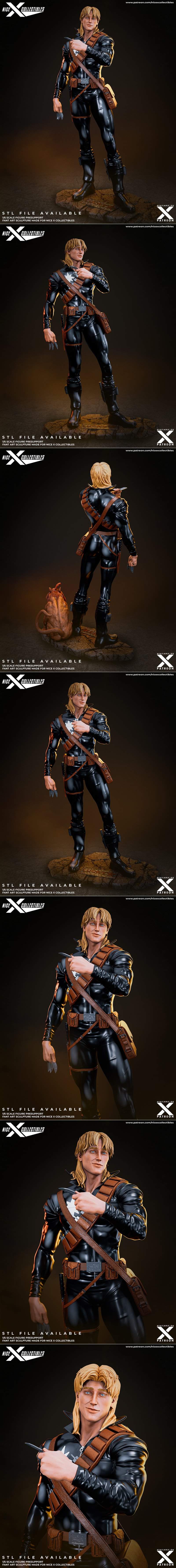 Nice X Collectibles - 长 shot 3D打印模型|Nice X Collectibles – Longshot – 3D Print Model STL