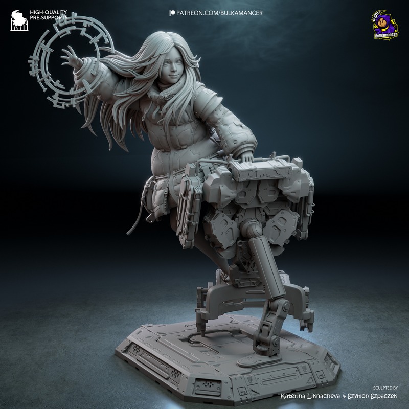 Bulkamancer Sculpts – Diana – Pragmata – 3D Print Model