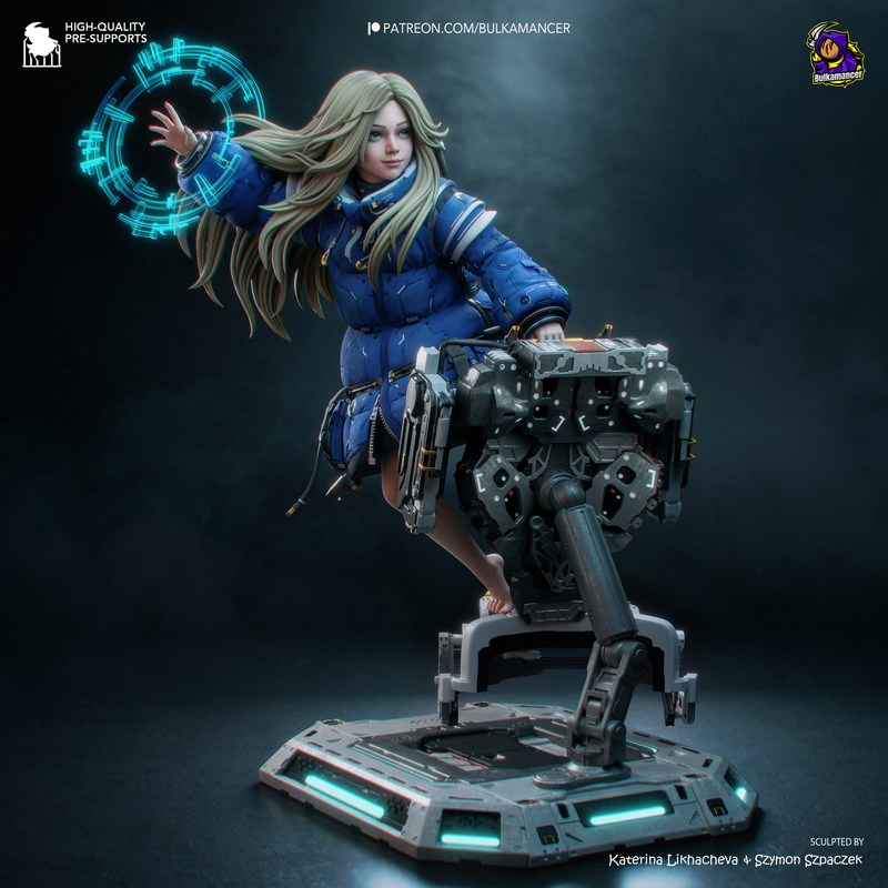 Bulkamancer Sculpts – Diana – Pragmata – 3D Print Model