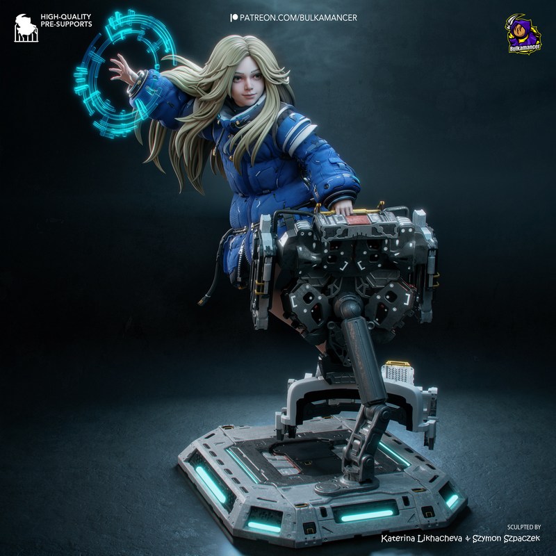 Bulkamancer Sculpts – Diana – Pragmata – 3D Print Model