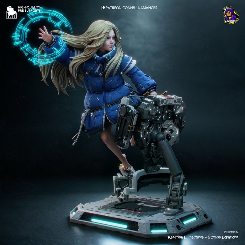 Bulkamancer Sculpts – Diana – Pragmata – 3D Print Model