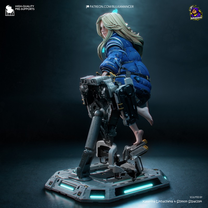 Bulkamancer Sculpts – Diana – Pragmata – 3D Print Model