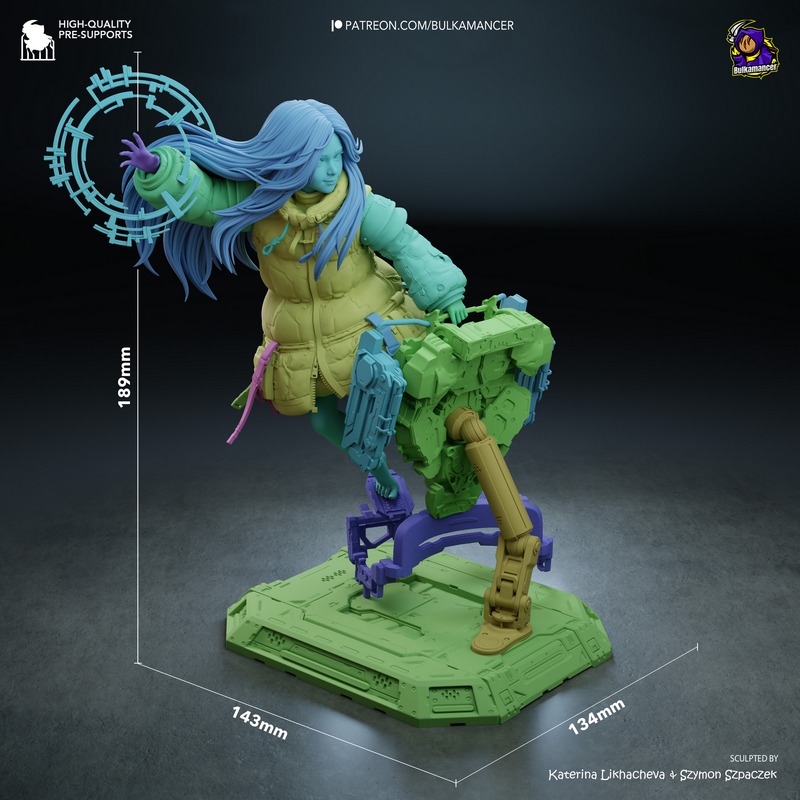 Bulkamancer Sculpts – Diana – Pragmata – 3D Print Model