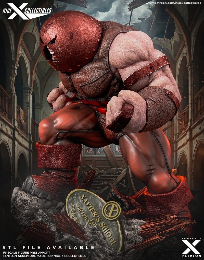 Nice X Cellectrbles – Juggernaut – Marvel Comics – 3D Print Model