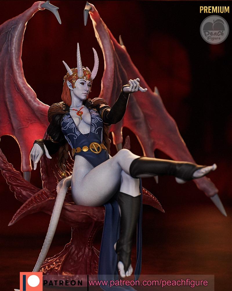 Peach Figure – Mizora – 3D Print Model STL