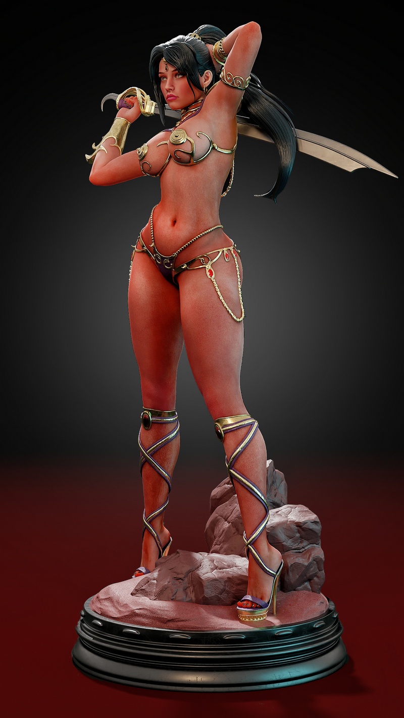 Dejah Thoris – Princess of Helium ( John Carter of Mars ) – 3D Print Model