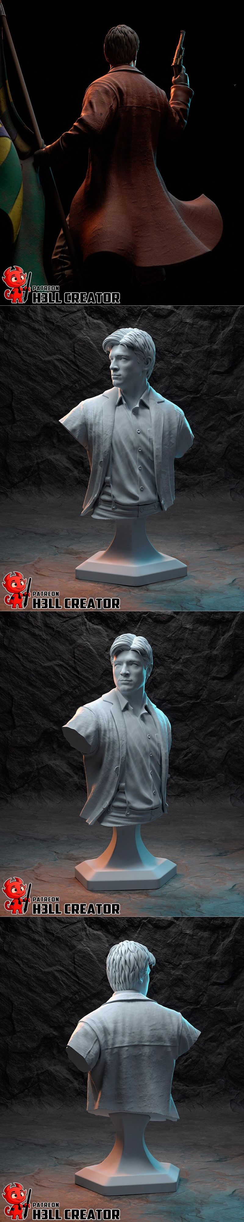 H3LL Creator – Captain Malcolm Reynolds – 3D Print Model STL