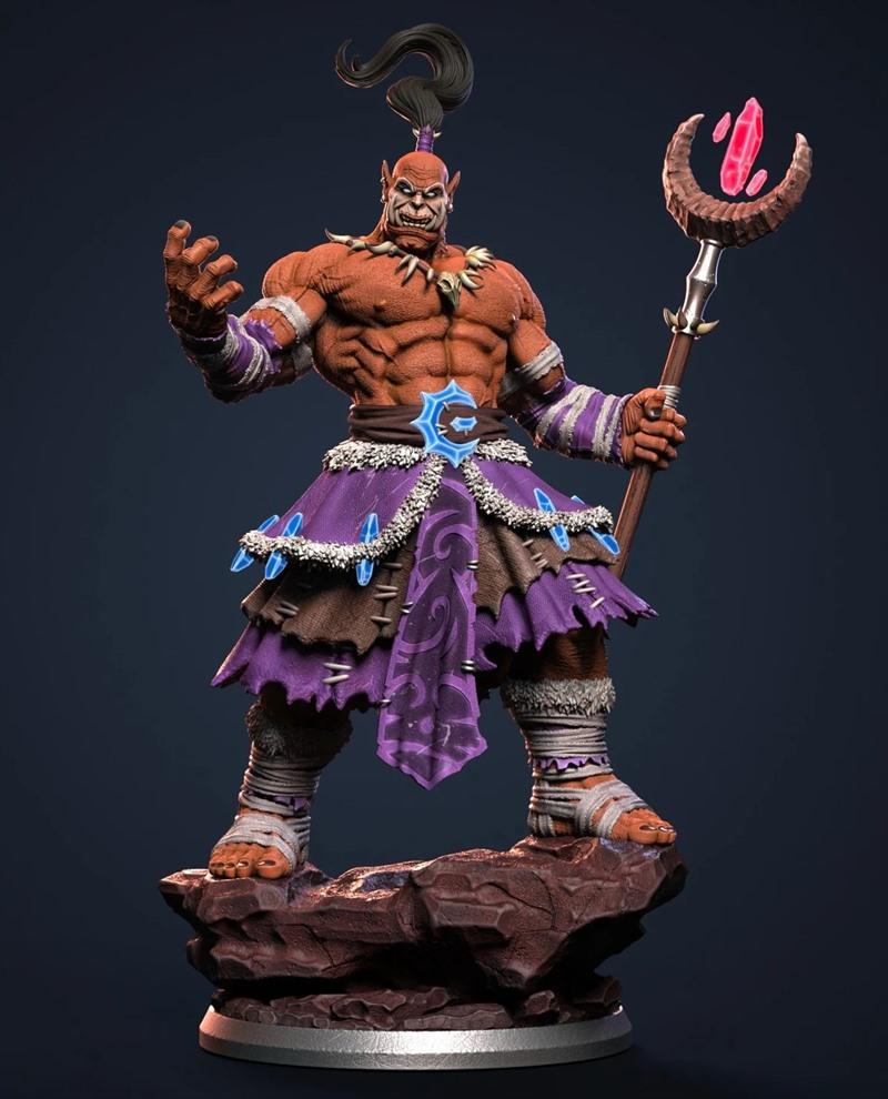 FP Artworks -  Ner’zhul - 3D打印模型|FP Artworks – Ner’zhul – 3D Print Model STL