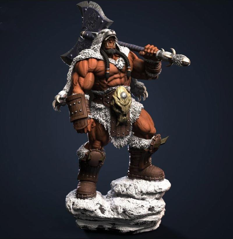 FP Artworks - Durotan - 3D打印模型|FP Artworks – Durotan – 3D Print Model STL