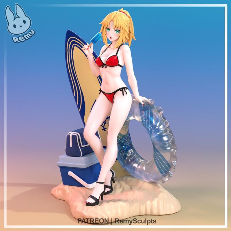 Remy Sculpts – Mordred (summer) – FGO – 3D Print Model STL