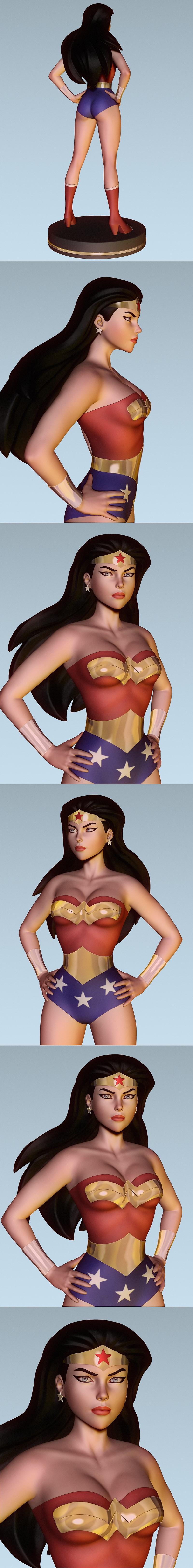 正义联盟3D打印模型|Dimensions Justice League – Animated – 3D Print Model STL