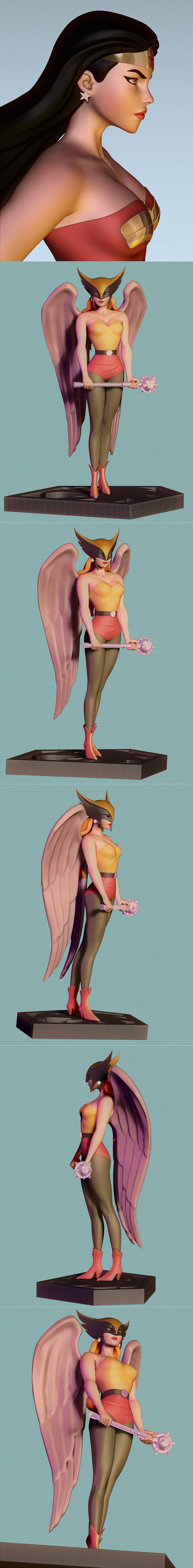 正义联盟3D打印模型|Dimensions Justice League – Animated – 3D Print Model STL