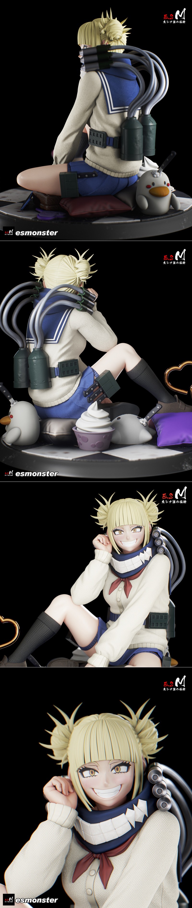 E.S.怪物 - 范·米可 - 3D打印模型|E.S Monster – Toga Himiko – 3D Print Model STL