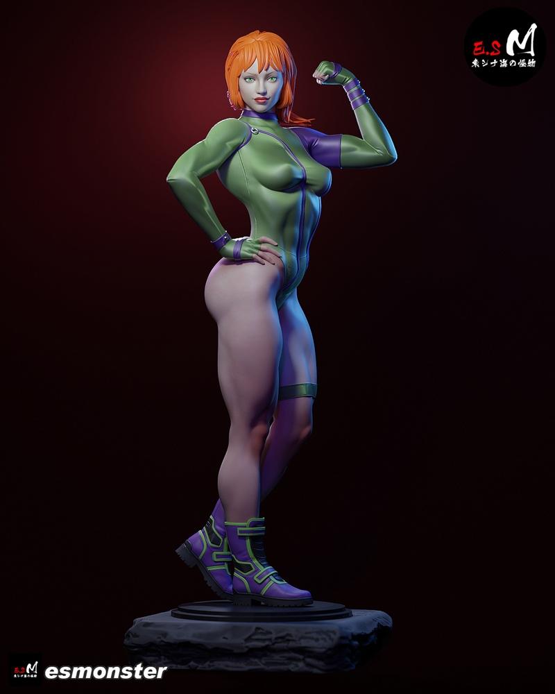 E.S怪物 - 凯特琳·费尔奇 - 3D打印模型|E.S Monster – Caitlin Fairchild – 3D Print Model STL