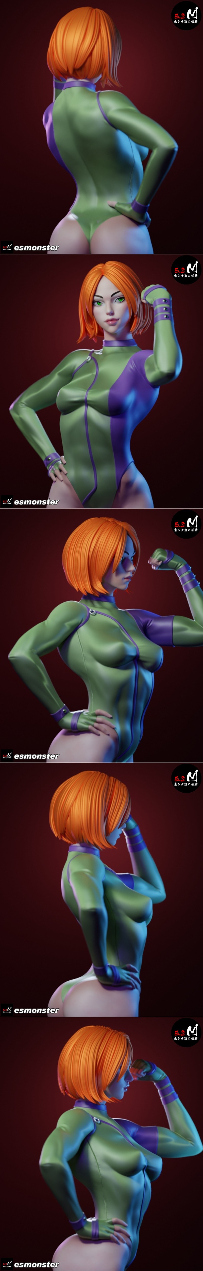 E.S怪物 - 凯特琳·费尔奇 - 3D打印模型|E.S Monster – Caitlin Fairchild – 3D Print Model STL
