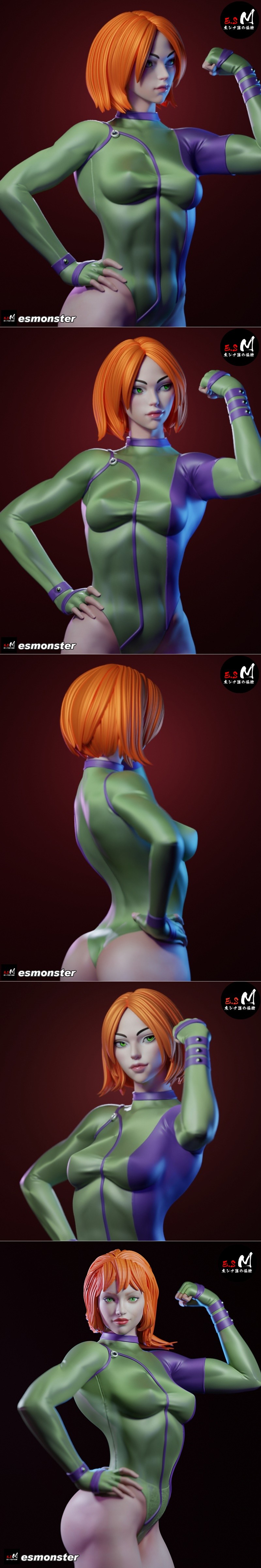 E.S怪物 - 凯特琳·费尔奇 - 3D打印模型|E.S Monster – Caitlin Fairchild – 3D Print Model STL