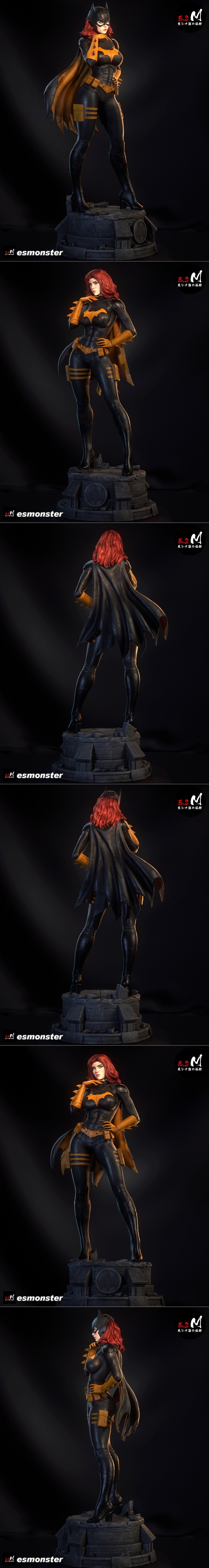 E.S怪物 - 蝙蝠女孩 - 3D打印模型|E.S Monster – BatGirl – 3D Print Model STL