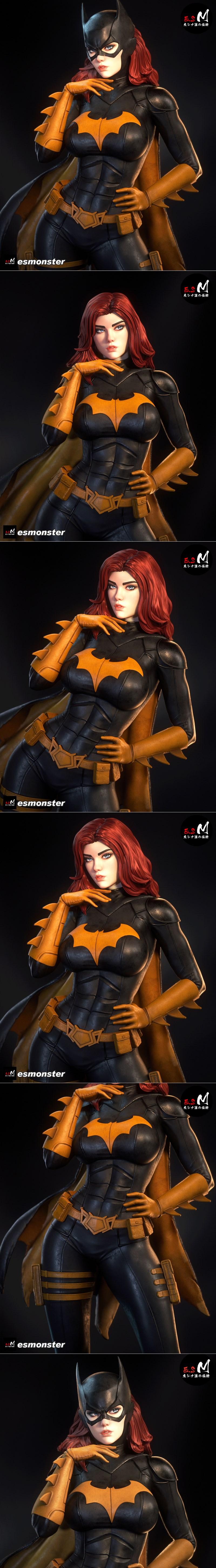 E.S怪物 - 蝙蝠女孩 - 3D打印模型|E.S Monster – BatGirl – 3D Print Model STL