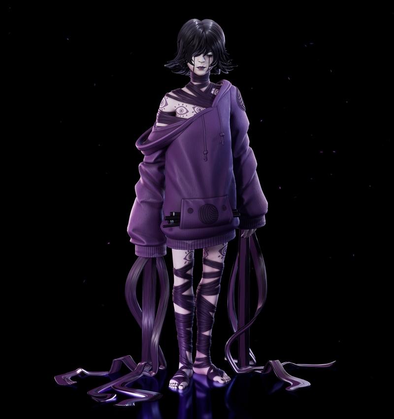 Deadslug女孩 3D打印模型|Deadslug Girl – 3D Print Model STL
