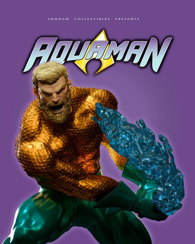 海洋之王3D打印模型|Fandom Collectibles – Aquaman – 3D Print Model STL