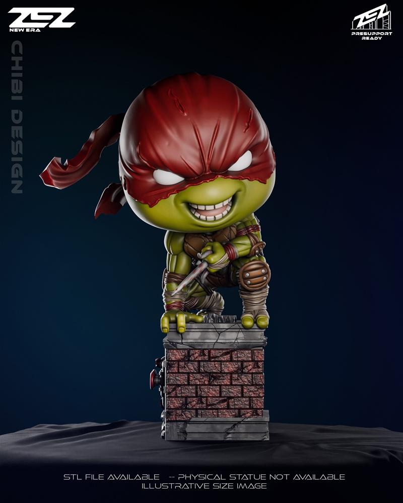 ZEZ工作室 Raphael手办 3D打印模型 STL|ZEZ Studio – Raphael Chibi – 3D Print Model STL