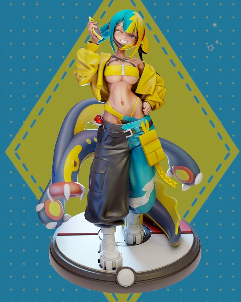 Rubim - 加拉提亚宝可梦 - 3D打印模型|Rubim – Canari pokemon – 3D Print Model STL