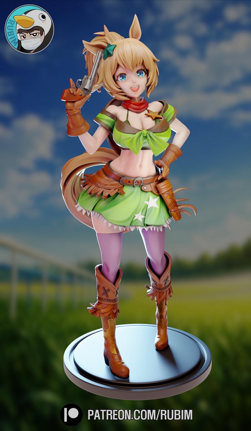 Rubim 3D打印模型：Taiki Shuttle角色雕塑|Rubim – Taiki Shuttle – Umamusume – 3D Print Model STL