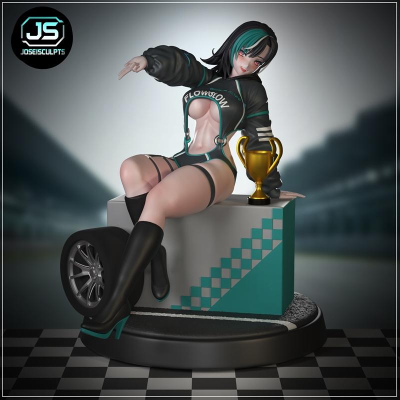 JOSÉisCULTP - 里ndon Chihaya - 3D打印模型|joseisculpts – RIndo Chihaya – 3D Print Model STL