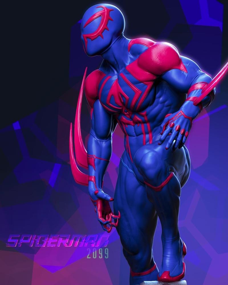 斯塔克工业 2099 蜘蛛侠 3D打印模型|Stalyn Quito – Spiderman 2099 – 3D Print Model STL