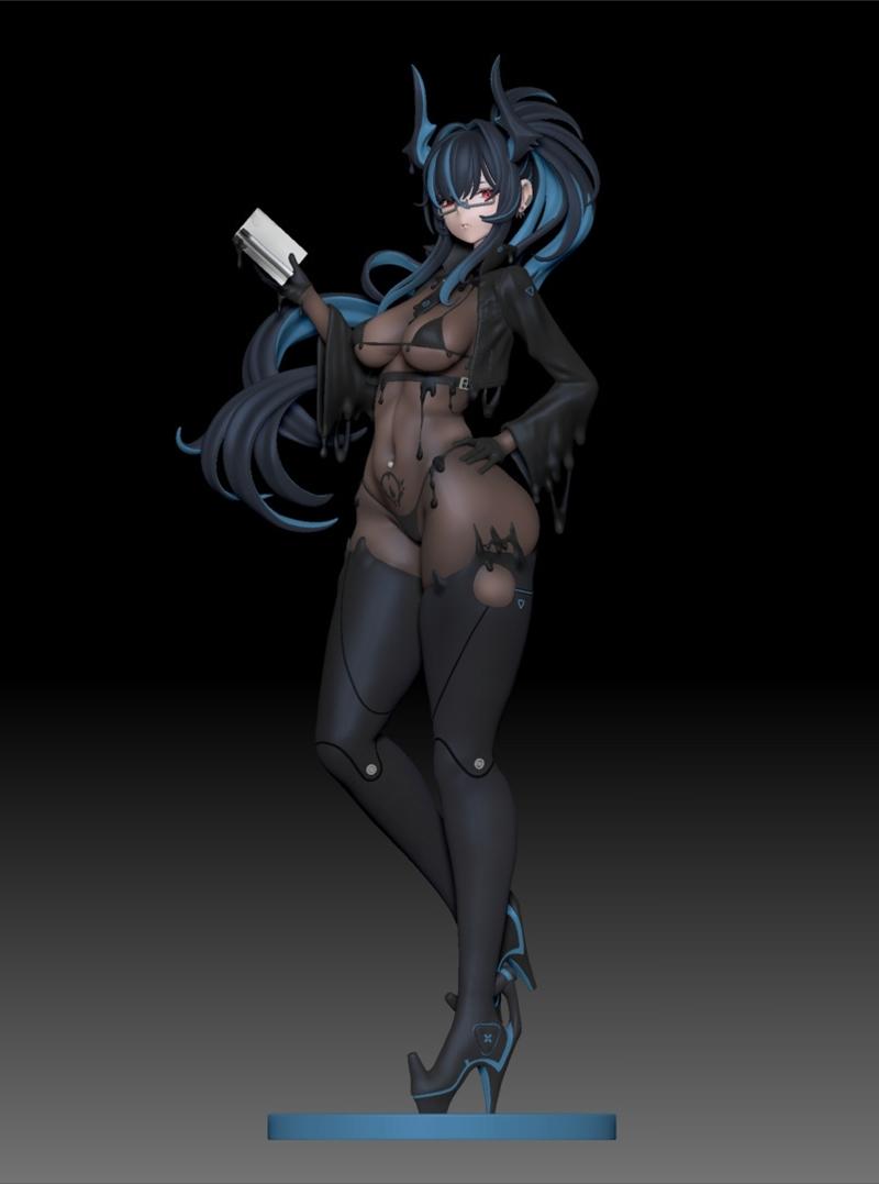 Sin 3D - 巴哈姆特尼克斯 - 3D打印模型|Sin 3D – Bahamut Nikke – 3D Print Model STL