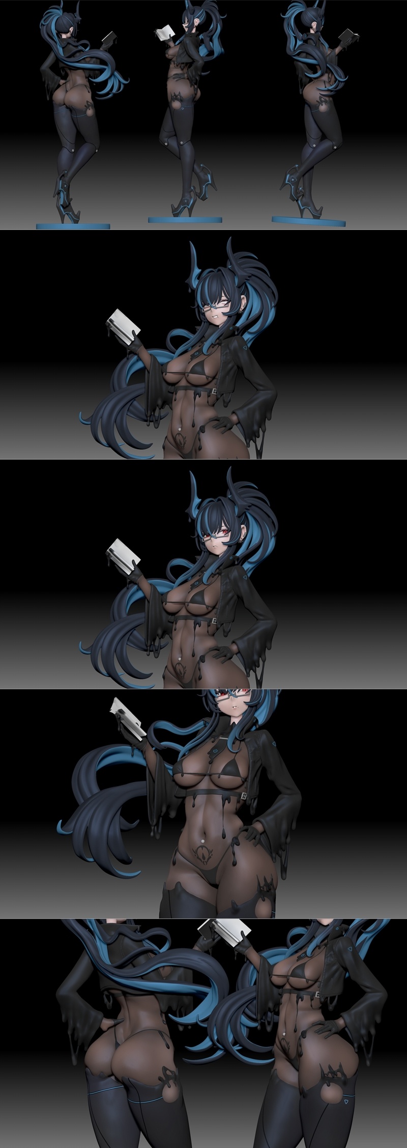 Sin 3D - 巴哈姆特尼克斯 - 3D打印模型|Sin 3D – Bahamut Nikke – 3D Print Model STL