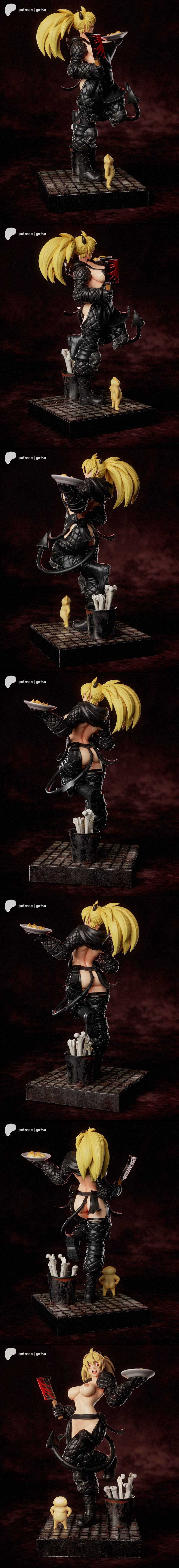 Gatsu Studios《多罗贺多》3D打印模型|Gatsu Studios – Nikaido Dorohedoro – Fanart – 3D Print Model STL