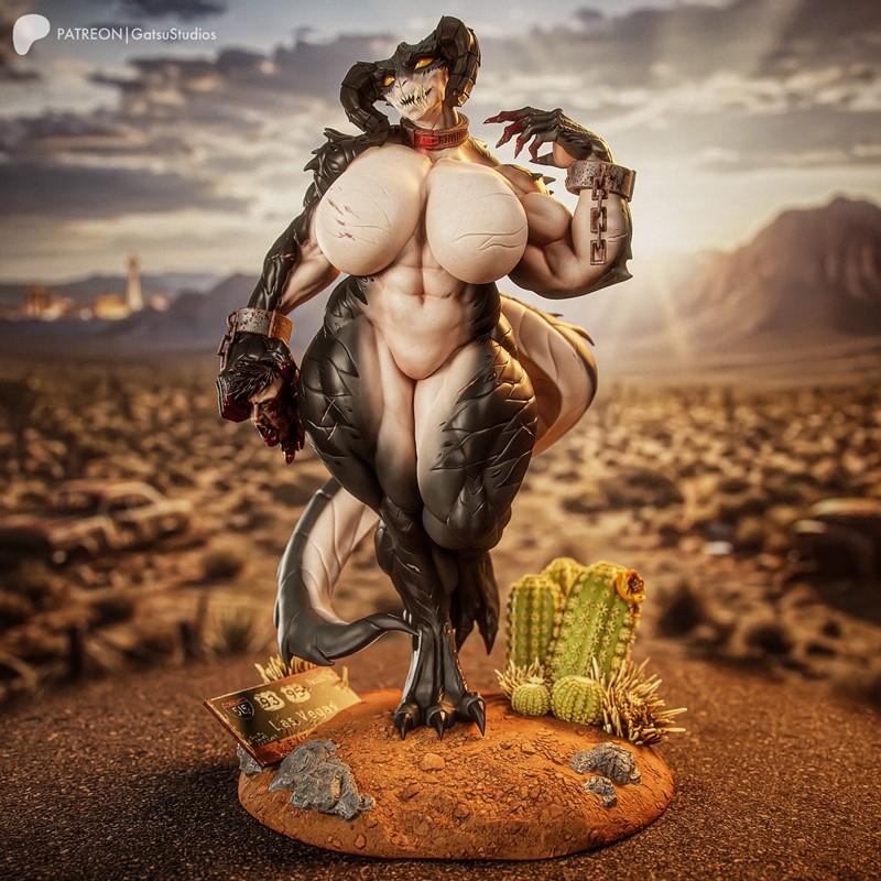 Gatsu Studios《死亡爪》3D打印模型|Gatsu Studios – Deathclaw (Fallout) – 3D Print Model STL
