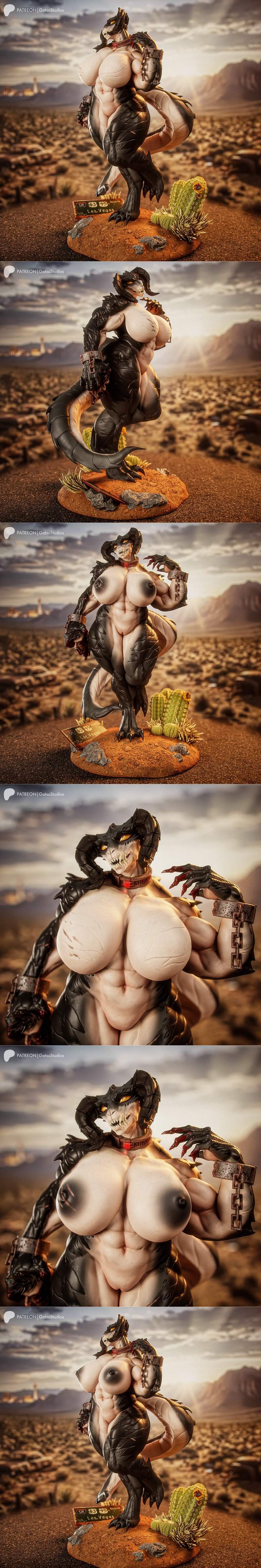 Gatsu Studios《死亡爪》3D打印模型|Gatsu Studios – Deathclaw (Fallout) – 3D Print Model STL