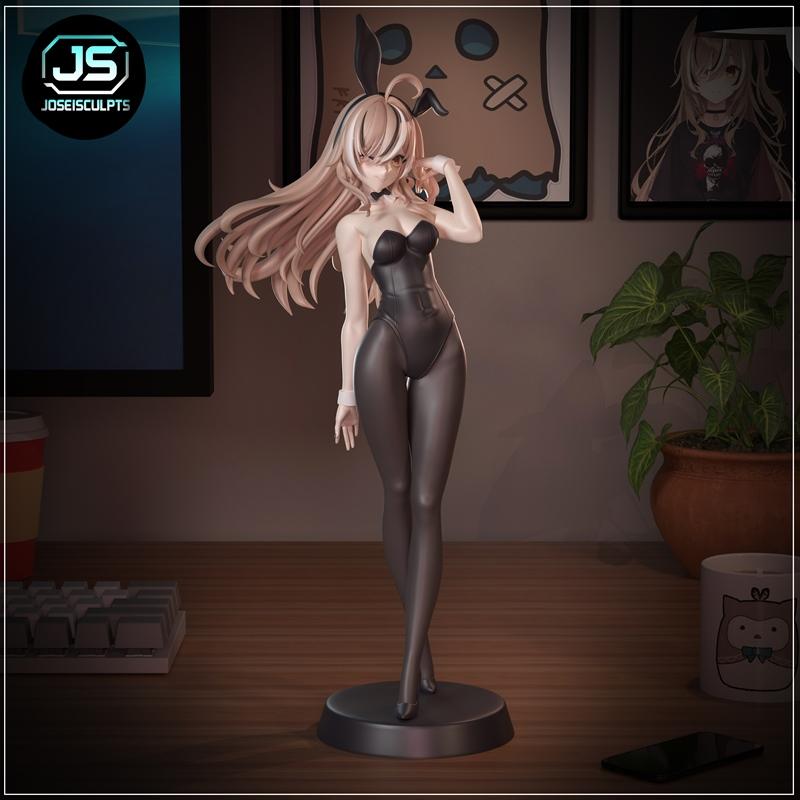 JoseisCuts - 兔兔Mumei - 3D打印模型|joseisculpts – Bunny Mumei – 3D Print Model STL