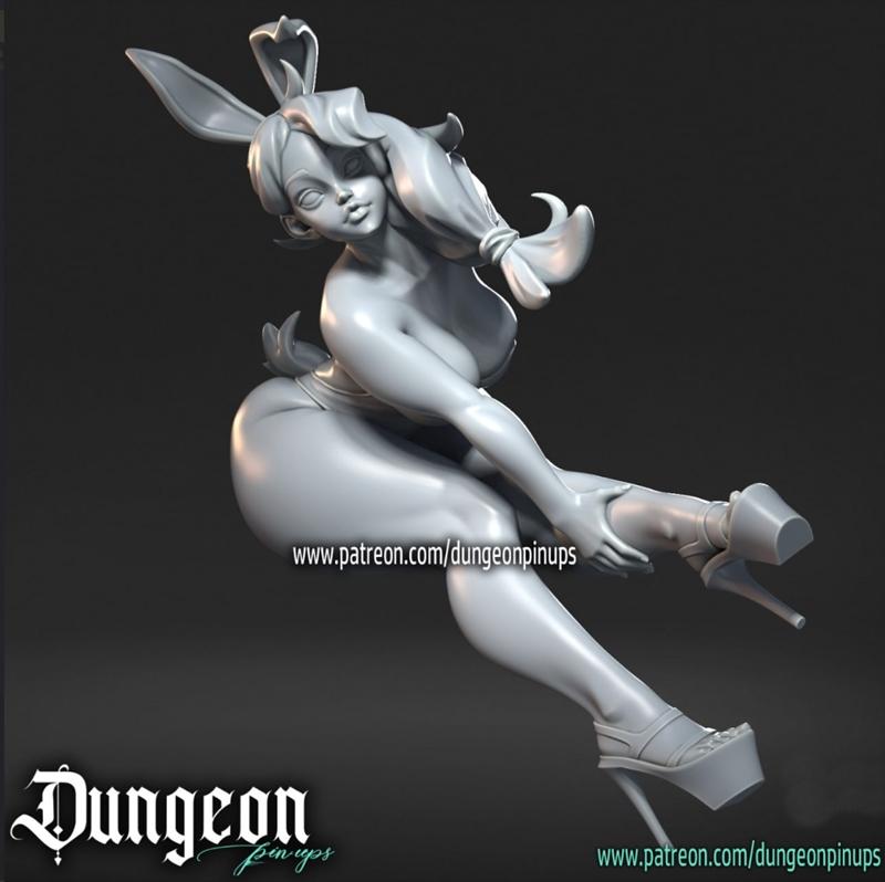 3D打印模型：Bunny Searching角色造型|Bunny Searching – 3D Print Model STL