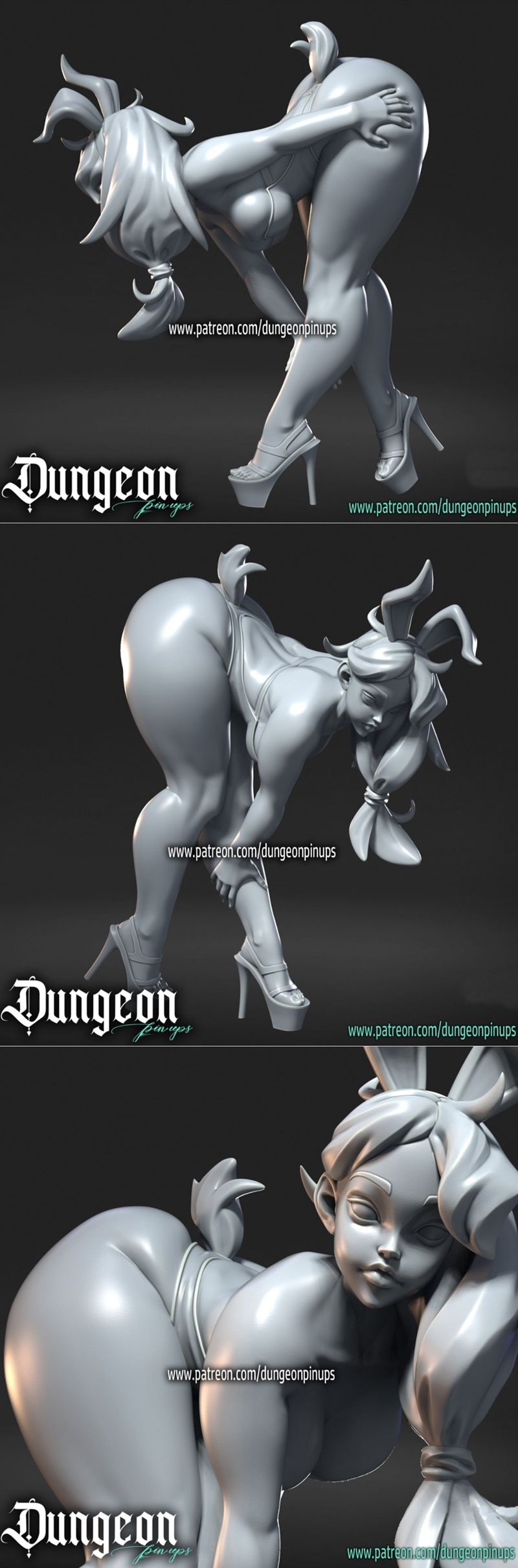 3D打印模型：Bunny Searching角色造型|Bunny Searching – 3D Print Model STL
