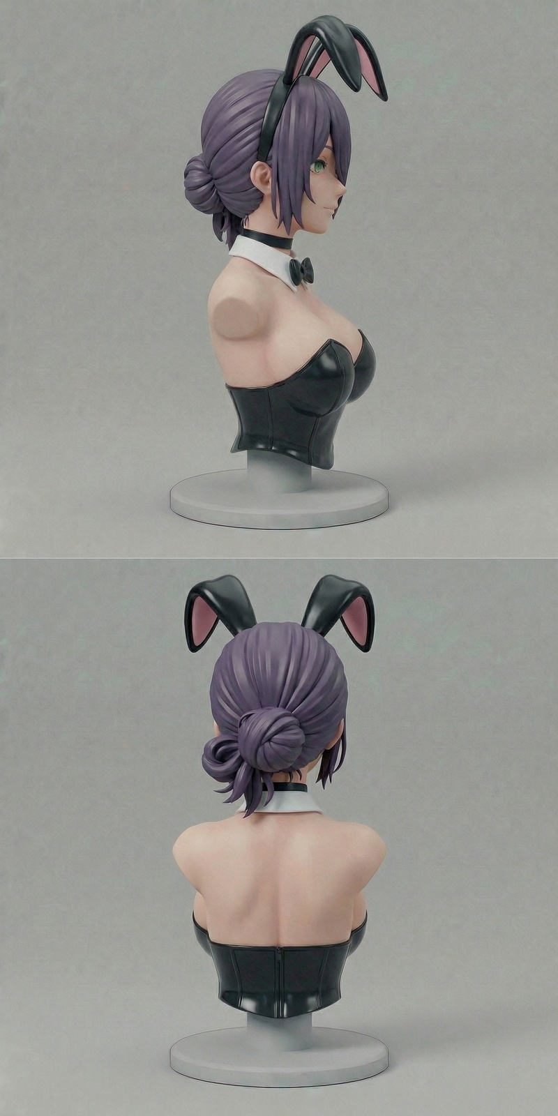 Pablo 3D打印兔子雕塑模型|Pablo Figurines – Reze Bunny Bust – 3D Print Model STL