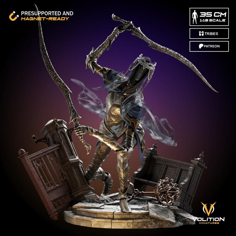 Volition Miniatures 《北境谷地舞者》3D打印模型|Volition Miniatures – Dancer of the Boreal Valley – 3D Print Model STL