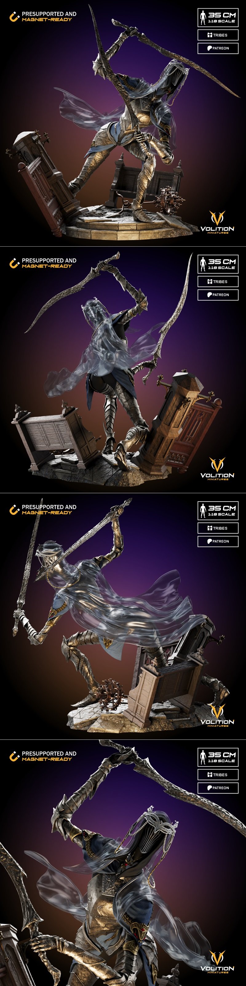 Volition Miniatures 《北境谷地舞者》3D打印模型|Volition Miniatures – Dancer of the Boreal Valley – 3D Print Model STL