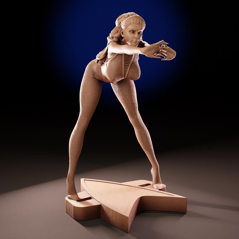 PG3D - 3D打印模型 - 德安娜·特罗伊|PG3D – Deanna Troi – 3D Print Model STL