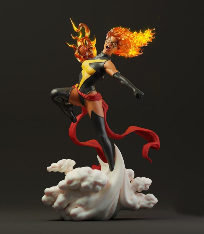 DPaula - 黄蜂女 3D打印模型|DPaula – Miss Marvel (Marvel) – 3D Print Model STL