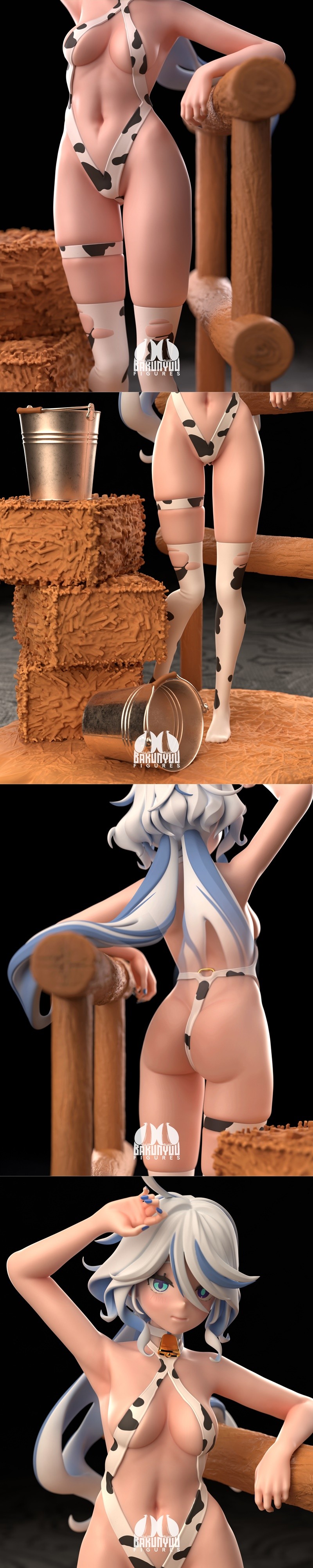 米哈游-芙宁娜-3D打印模型|Meffius – Furina (Genshin Impact) – Cowprint – 3D Print Model STL