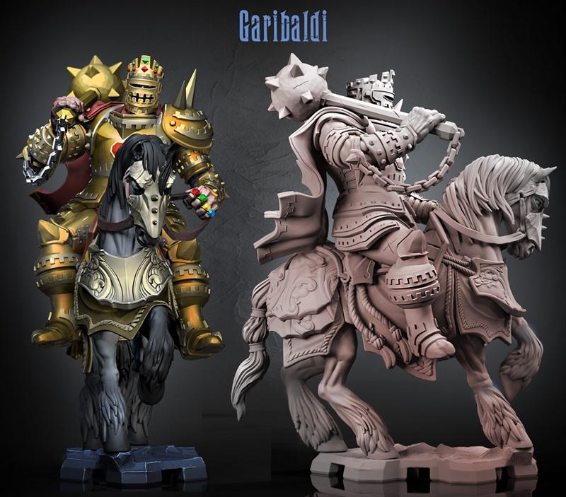 Dragun Studio - 一般加里巴利 - 3D打印模型|Dragun Studio – General Garibaldi – 3D Print Model STL