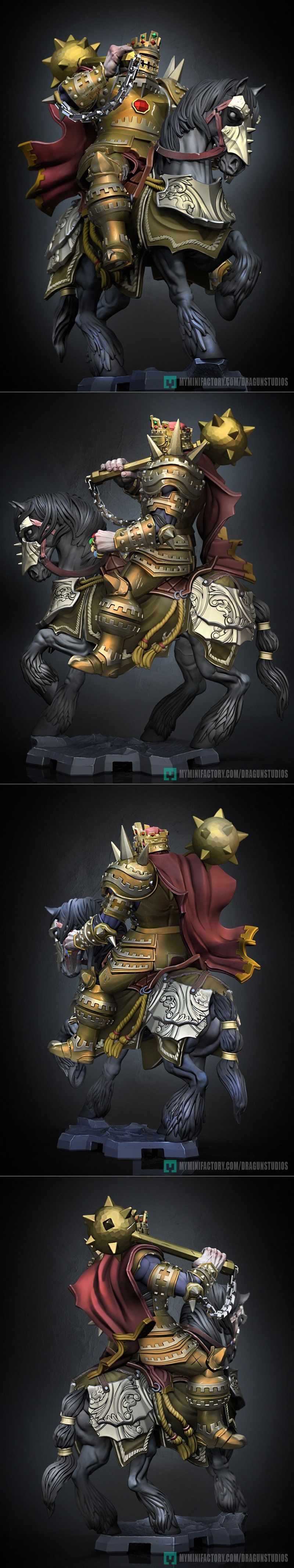 Dragun Studio - 一般加里巴利 - 3D打印模型|Dragun Studio – General Garibaldi – 3D Print Model STL