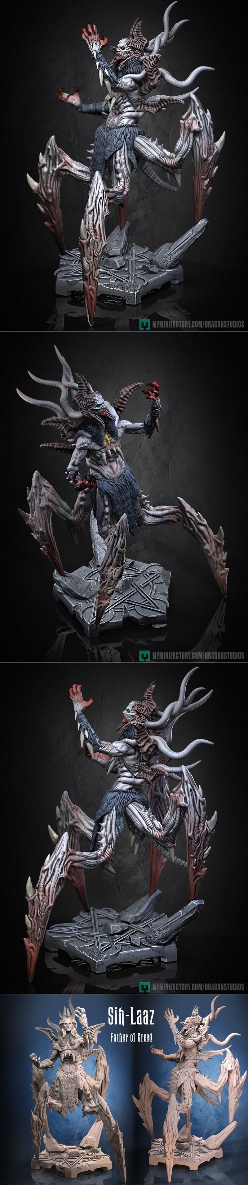 Dragun Studio旗下作品《巴尔变体》3D打印模型|Dragun Studio – Baal Variant – Diablo – 3D Print Model STL